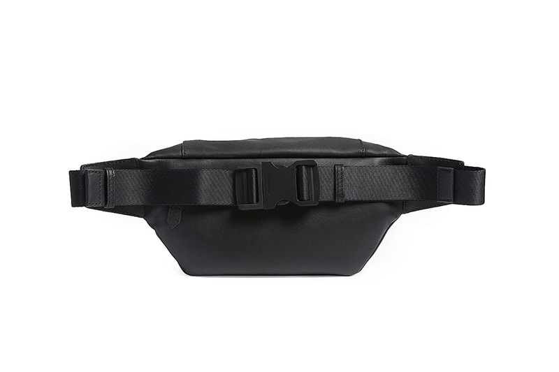 Burberry Graffiti Logo Print Bum Bag Fanny Pack Black