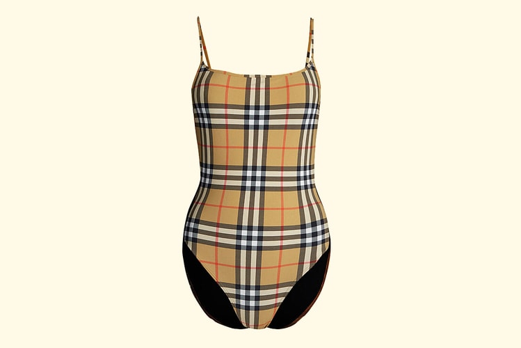 Burberry's Heritage Check Swimsuit Is the Only Summer Look You'll Need