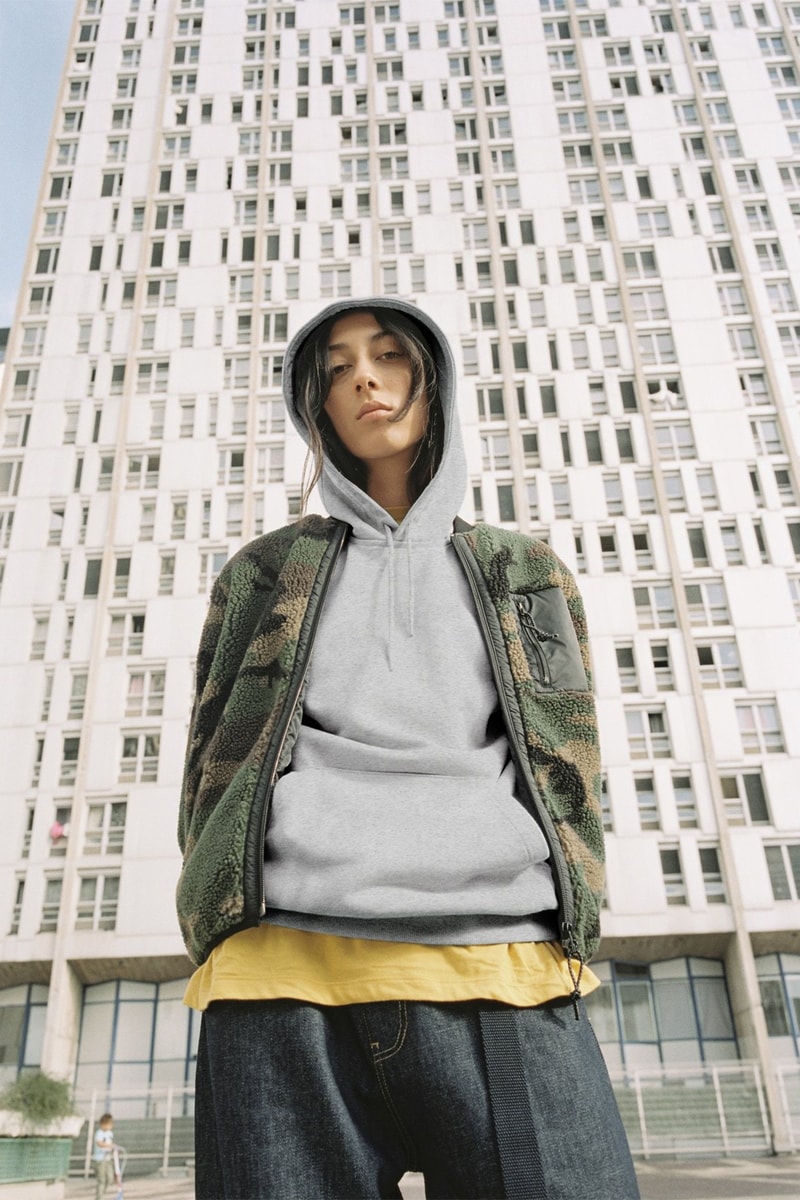Carhartt WIP Fall/Winter 2018 Collection Lookbook Camoflauge Jacket Hoodie Grey