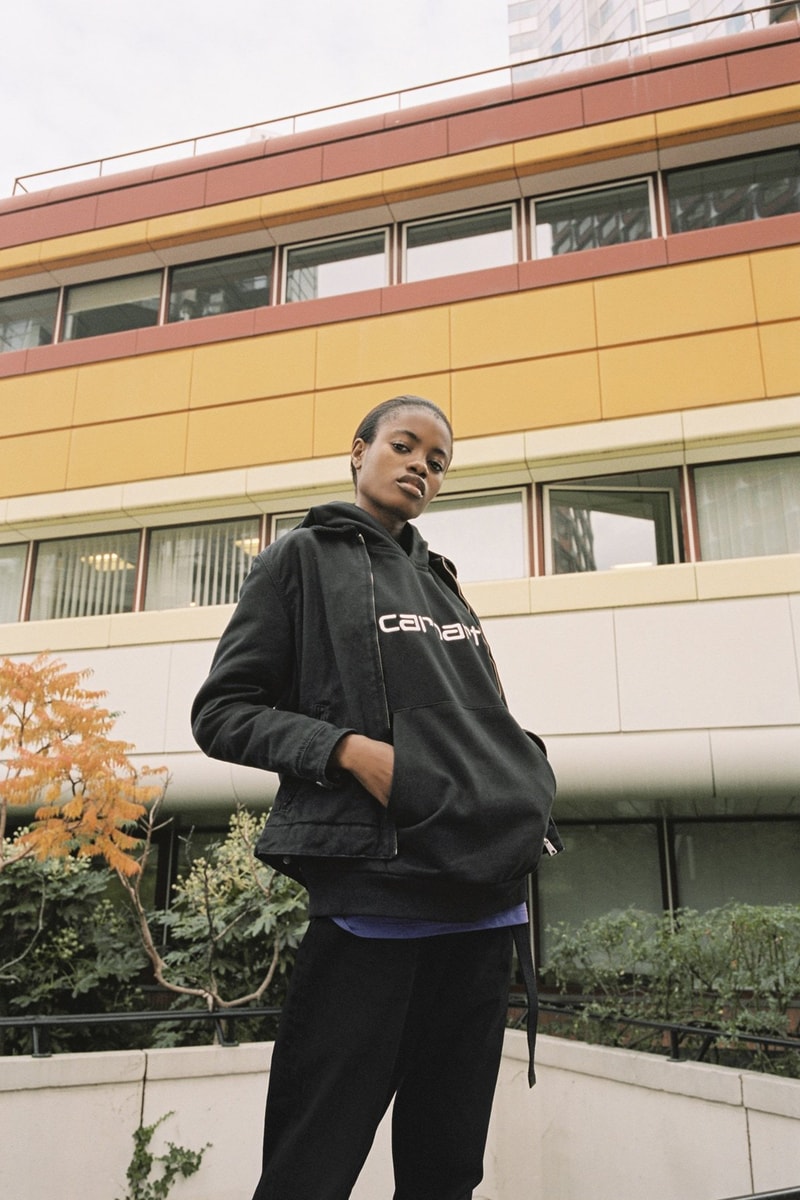 Carhartt WIP Fall/Winter 2018 Collection Lookbook Hoodie Pants Black