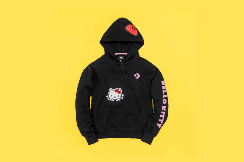 Hello Kitty Converse Hoodie Black