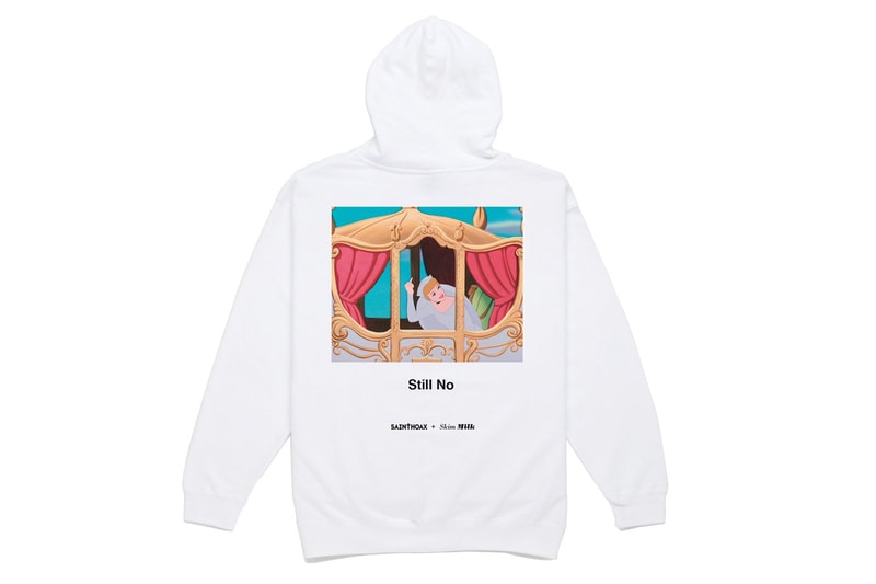 Disney Princess Saint Hoax Skim Milk Hoodie Cinderella Parody White