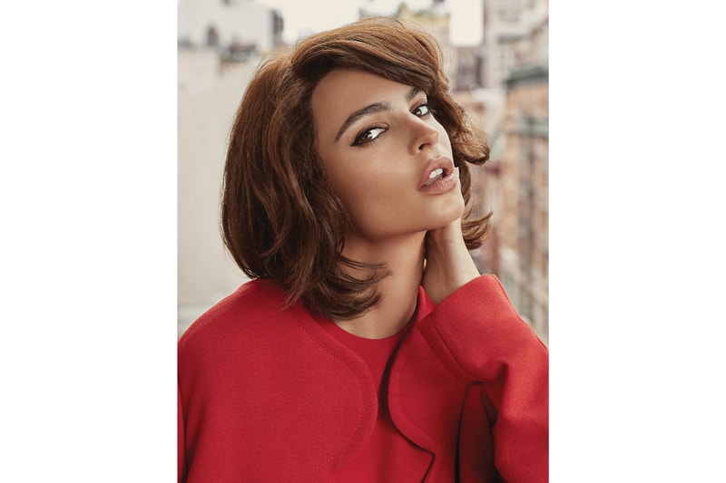 Emily Ratajkowski Paper Magazine September 2018 Issue Valentino Jacket Red