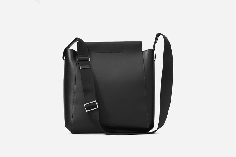 everlane form bag black dark green cognac minimal