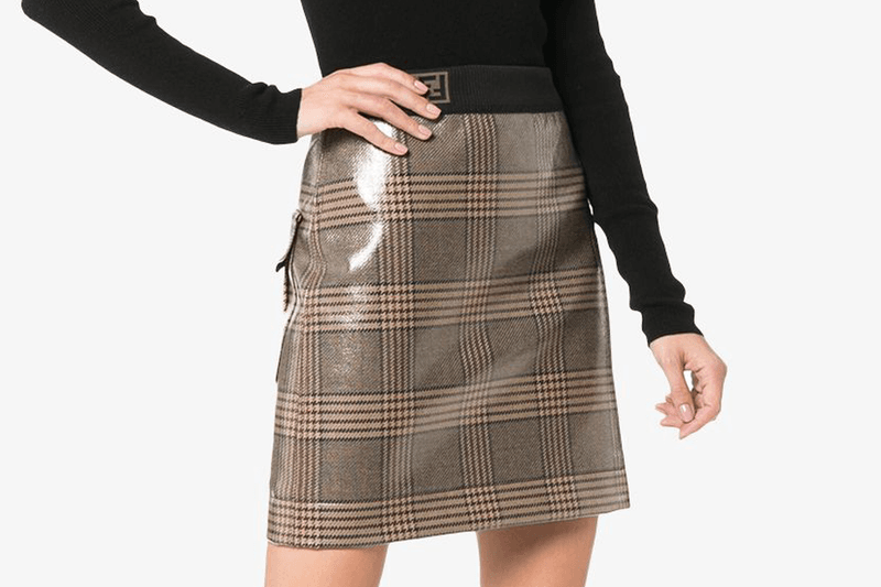 Go Back to School in Fendi's Preppy Mini Skirt