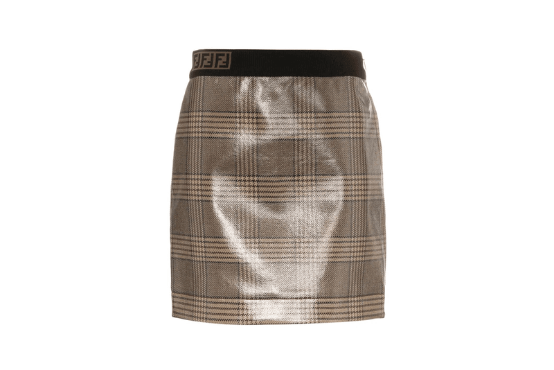 Fendi Check Mini Skirt