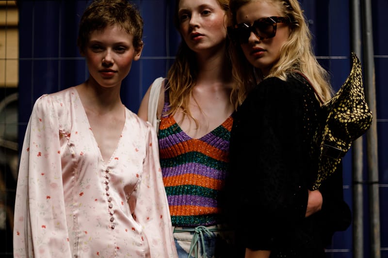 A Backstage Look at GANNI's SS19 Runway Presentation
