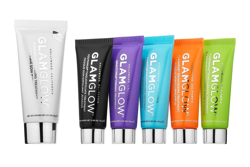 GLAMGLOW Supermud Cleaning Treatment Youthmud Gravitymud Firming Thirstymud Flashmud Powermud