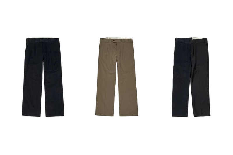 Gosha Rubchinskiy Fall/Winter 2018 Second Drop Trousers Black Green Navy
