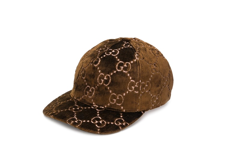 Gucci Brown Monogram Logo Cap Fall Winter Hat Baseball Cap