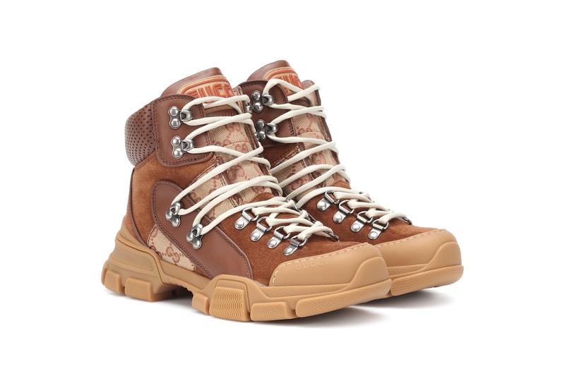 Gucci Flashtrek GG High-Top Sneaker Beige