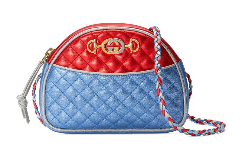 Gucci Metallic Leather Mini Bag Pink Blue Green Red