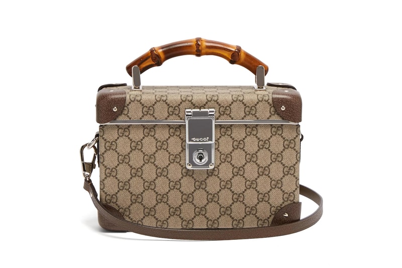Gucci Monogram Case Bag Vanity Purse GG Print Globe-Trotter Alessandro Michele Designer Purse