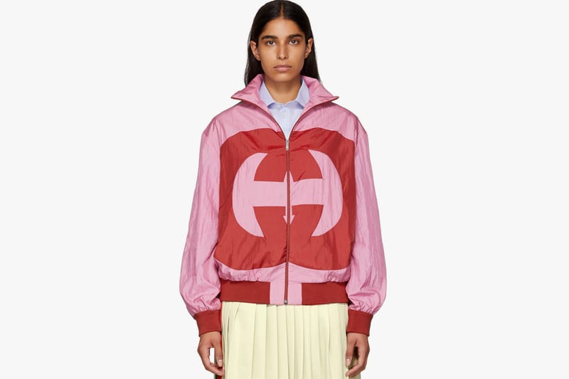 Gucci's Pink GG Logo Track Jacket Will Be Your Fall Essential