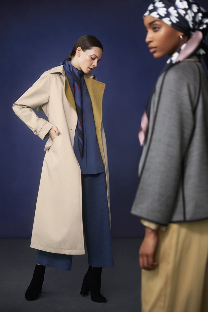 Hana Tajima for Uniqlo Fall/Winter 2018 Collection HPJ Belted Long Coat Tan