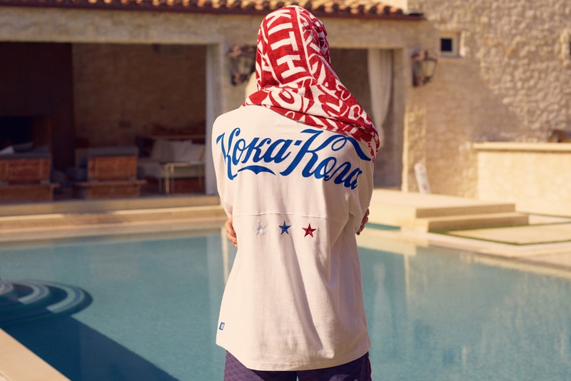 KITH x Coca Cola 2018 Collection Shirt White Towel Red