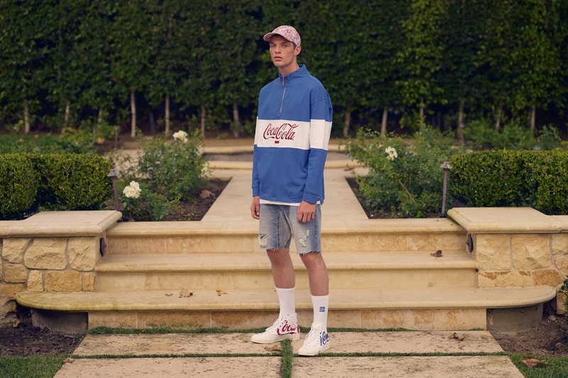 KITH x Coca Cola 2018 Collection Long Sleeve Shirt Blue Converse Chuck Taylor '70 White