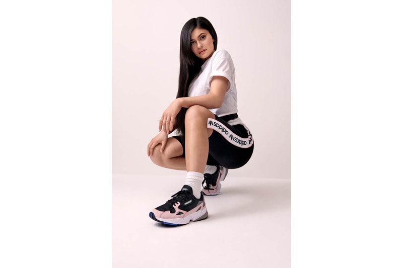 Kylie Jenner adidas Originals Dorf Runner Pink
