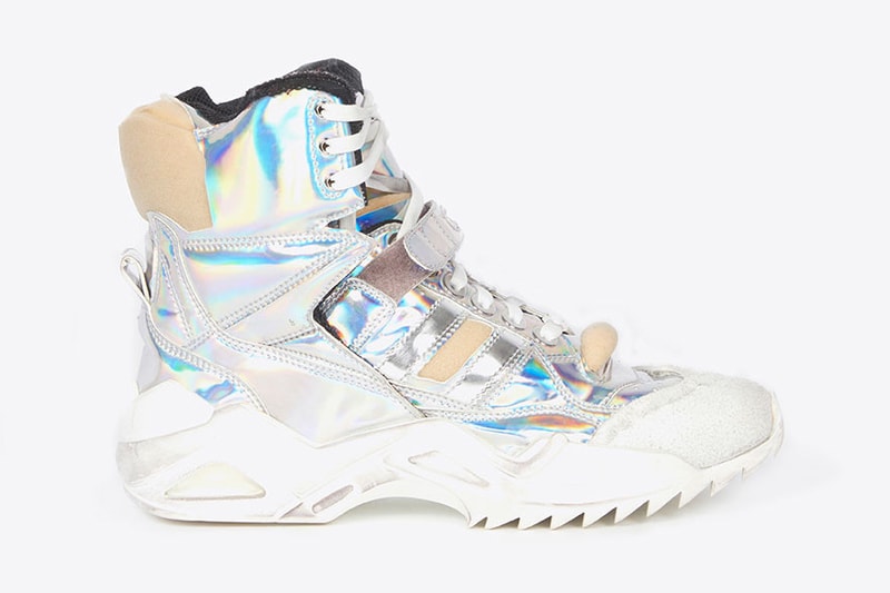 Maison Margiela's New Retro Fit Sneaker Debut John Galliano Chunky Trainer Shoe Blue Red Silver White Black
