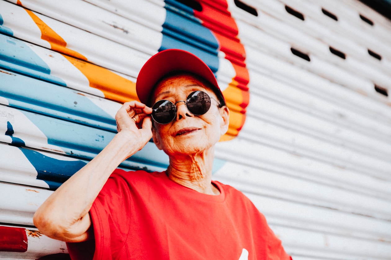 Moon Lin Taiwanese Streetwear Influencer 90 years old Supreme Noah Nike Adidas Fila Interview Photoshoot