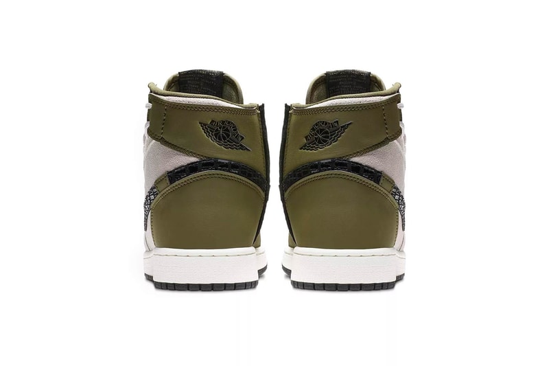 Nike Air Jordan 1 REBEL Olive Canvas