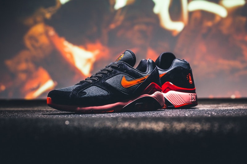 Nike Air Max 180 Fire and  Ice Pack Retro Sneaker Blue Black Red
