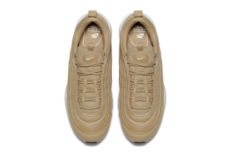 Nike Air Max 97 Sneaker Wheat Gold Studded Trainer Runner Shoe Popular Sporty Minimal