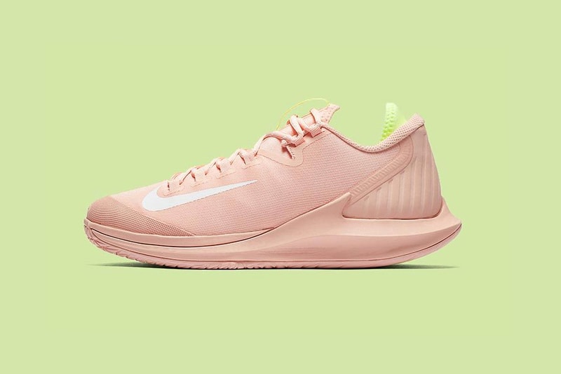 nikecourt nike air zoom zero peach tennis us open pastel