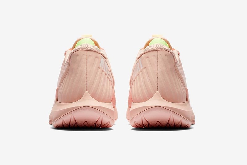 nikecourt nike air zoom zero peach tennis us open pastel