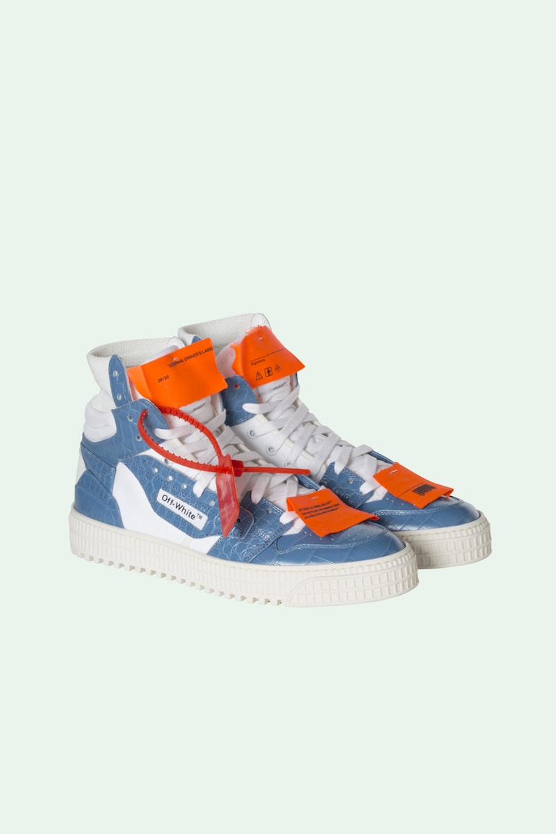 Off White Fall Winter 2018 Pre-Order Collection Fashion Sneakers Shoes Bag Binder Clip Zip Tag