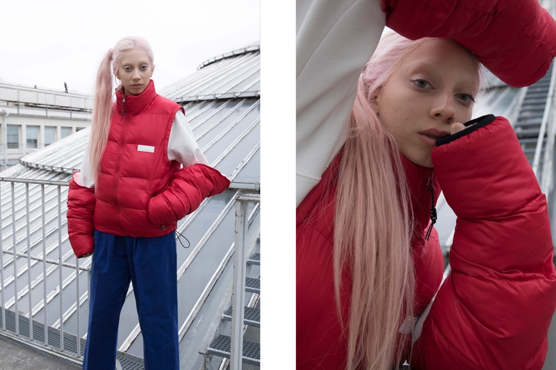 P.A.M. Fall/Winter 2018 Lookbook Puffer Jacket Red