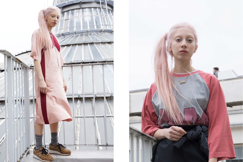 P.A.M. Fall/Winter 2018 Lookbook Long Sleeve Dress Pink Top Grey Red