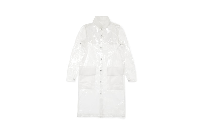 Rains x Net-a-Porter Capsule Collection Glossed-TPU Raincoat Clear