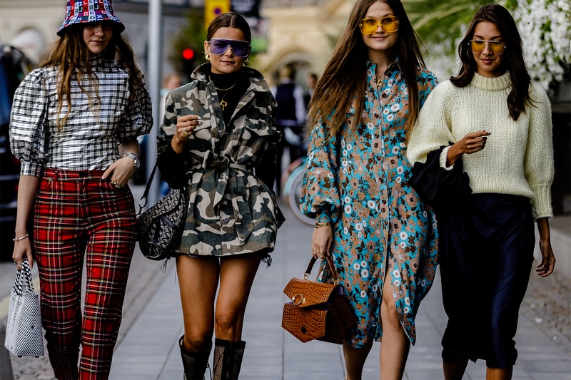 stockholm fashion week spring summer 2019 ss19 street style snaps burberry balenciaga dior supreme misbhv ganni fendi vans