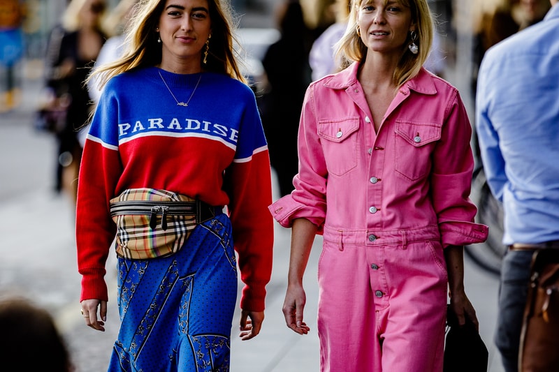 stockholm fashion week spring summer 2019 ss19 street style snaps burberry balenciaga dior supreme misbhv ganni fendi vans