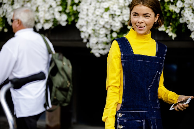 stockholm fashion week spring summer 2019 ss19 street style snaps burberry balenciaga dior supreme misbhv ganni fendi vans