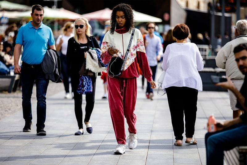 stockholm fashion week spring summer 2019 ss19 street style snaps burberry balenciaga dior supreme misbhv ganni fendi vans