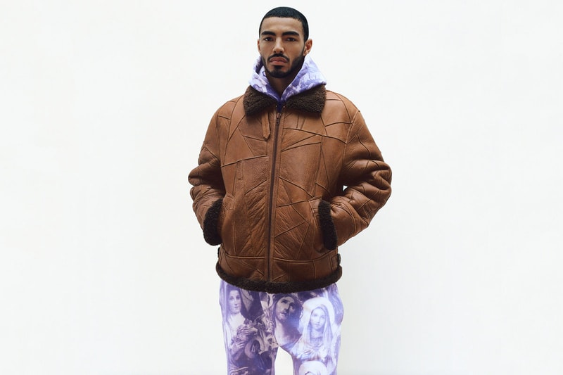 Supreme Fall/Winter 2018 Lookbook Leather Jacket Brown