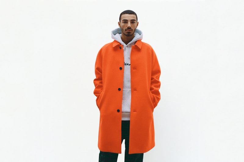 Supreme Fall/Winter 2018 Lookbook Pea Coat Orange