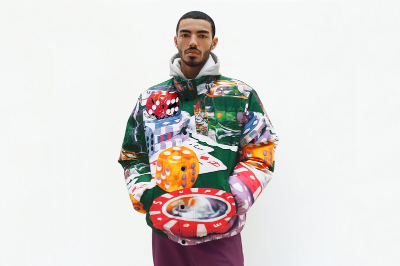 Supreme Fall/Winter 2018 Lookbook Casino Jacket Red Green White