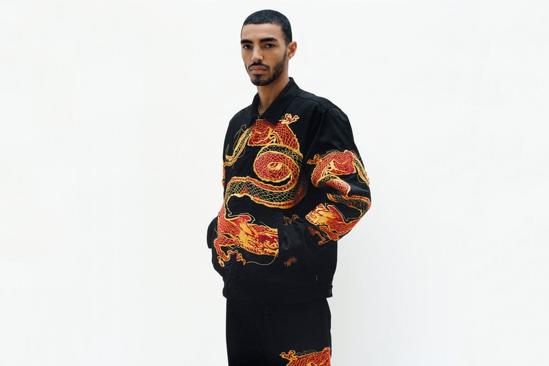 Supreme Fall/Winter 2018 Lookbook Dragon Jacket Black Red