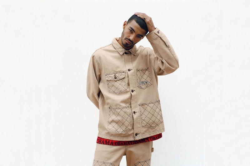 Supreme Fall/Winter 2018 Lookbook Denim Jacket Tan