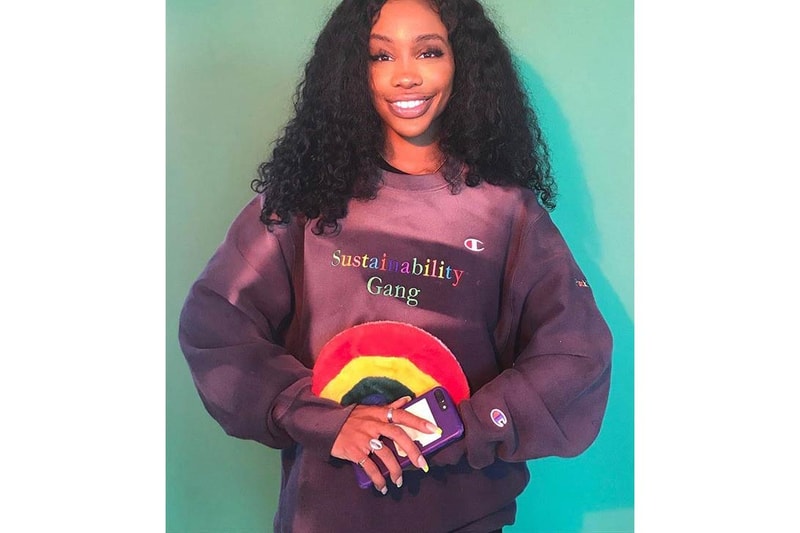 SZA Champion Sustainability Gang Sweater