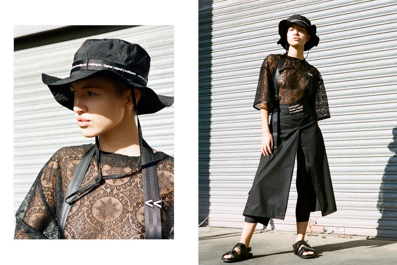 Tourne De Transmission TDT Fall/Winter 2018 Lookbook Streetwear Fashion Black Tactical Hat Range