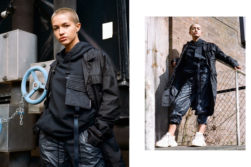 Tourne De Transmission TDT Fall/Winter 2018 Lookbook Streetwear Fashion Black Tactical Hat Range