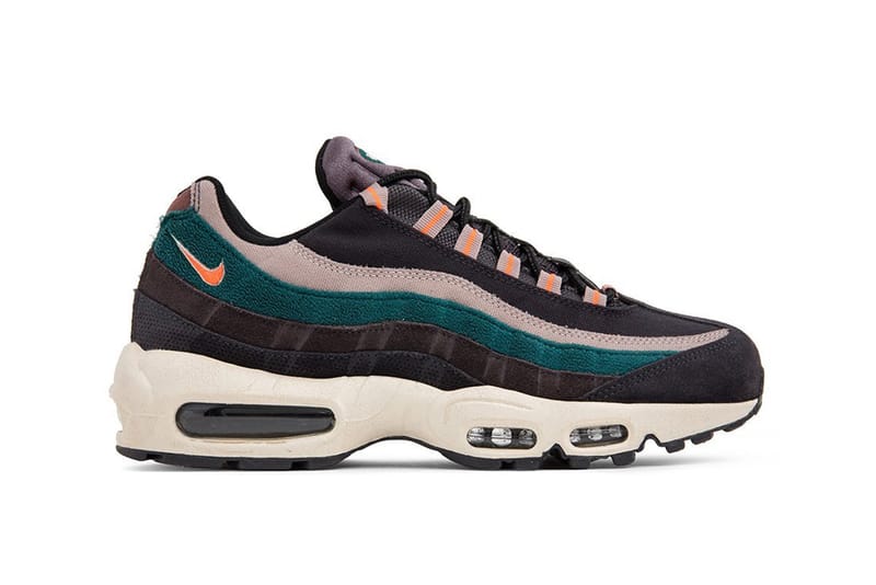 nike air max 95 grey rainforest bright mango