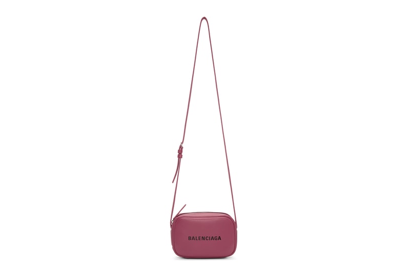 Balenciaga Logo Camera Bag XS Hot Pink