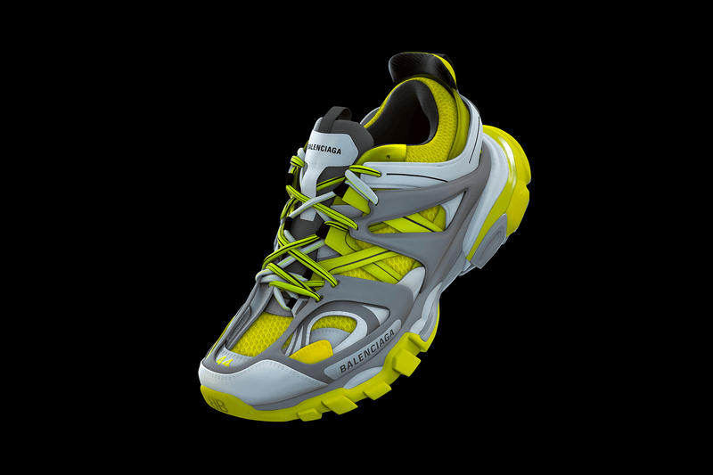 Balenciaga Track Sneaker Green Blue Orange