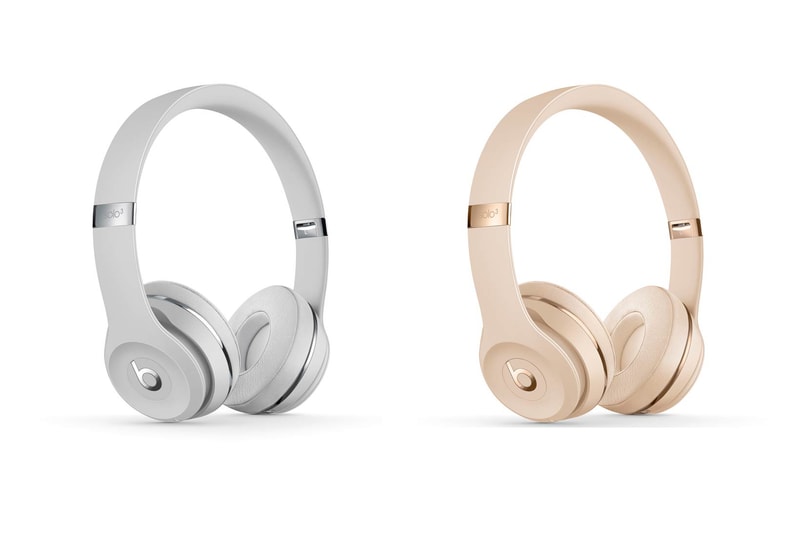 Beats By Dre Headphones Satin Silver Gold Solo3 Wireless