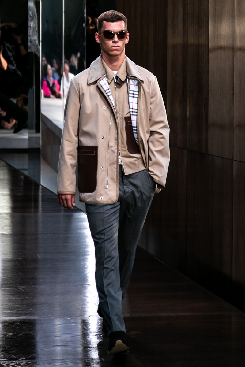 Riccardo Tisci Burberry Debut Runway Show SS19 jacket mens